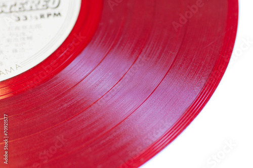 Japanese red vinyl