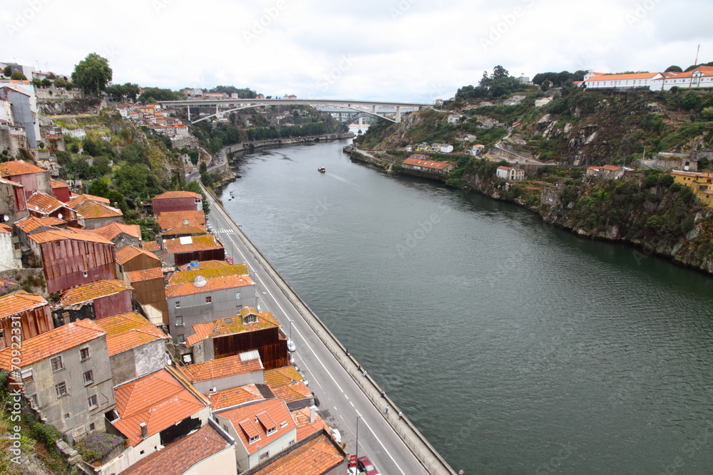 Douro river in Porto, Portugal