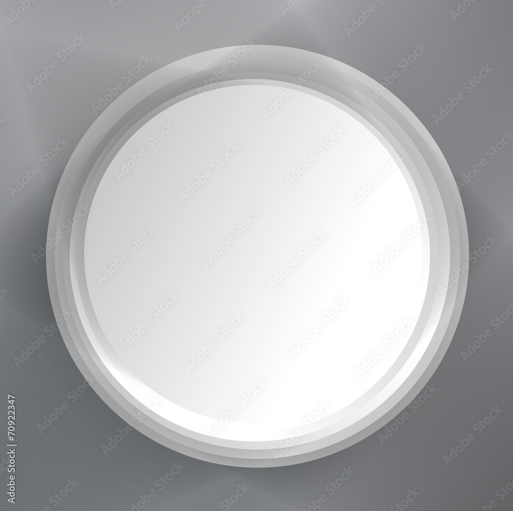 White circle design on the grey background, vector illustration White circle design on the grey background, vector illustration