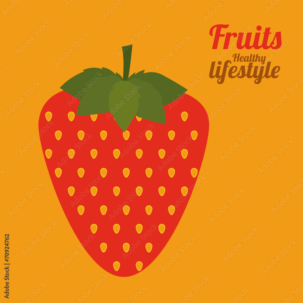 Fototapeta premium Fruits design