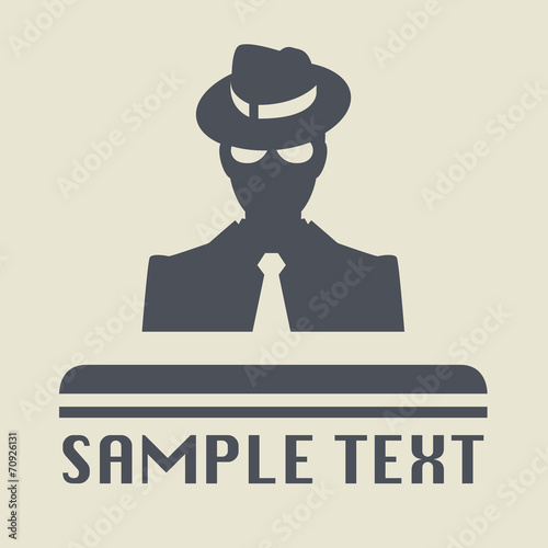 Mafia icon or sign