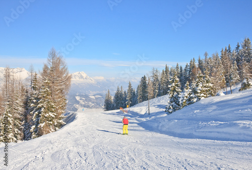 Ski resort Schladming . Austria