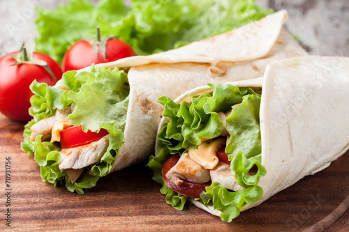 tortilla wrap, fajita