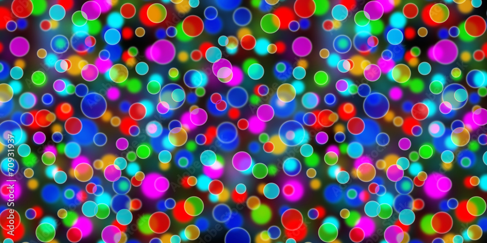 Multicolored blur lights