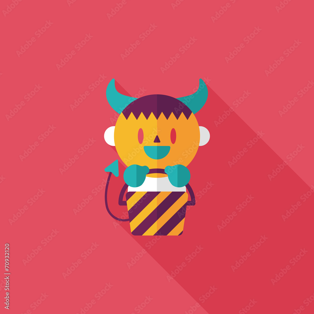 cute wizard flat icon with long shadow,eps10 cute wizard flat icon with long shadow,eps10