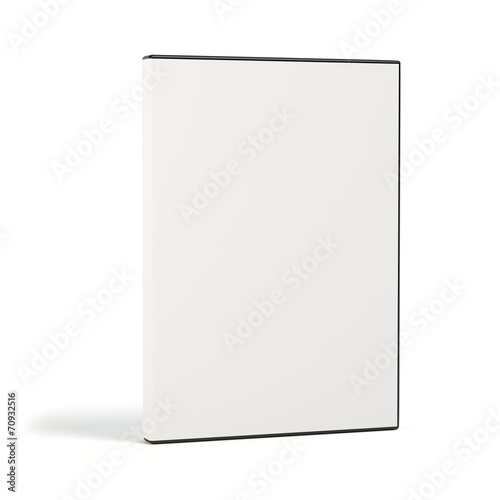 Photography Blank DVD case on white