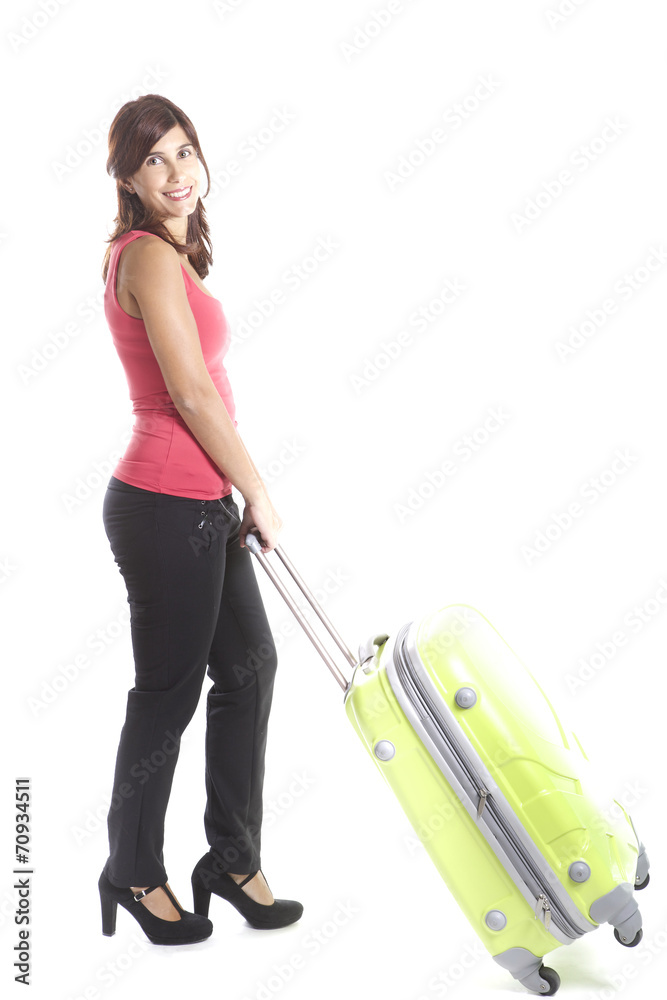 ragazza in partenza ragazza in partenza