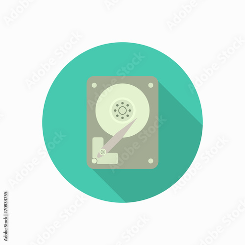 hard disk icon illustration
