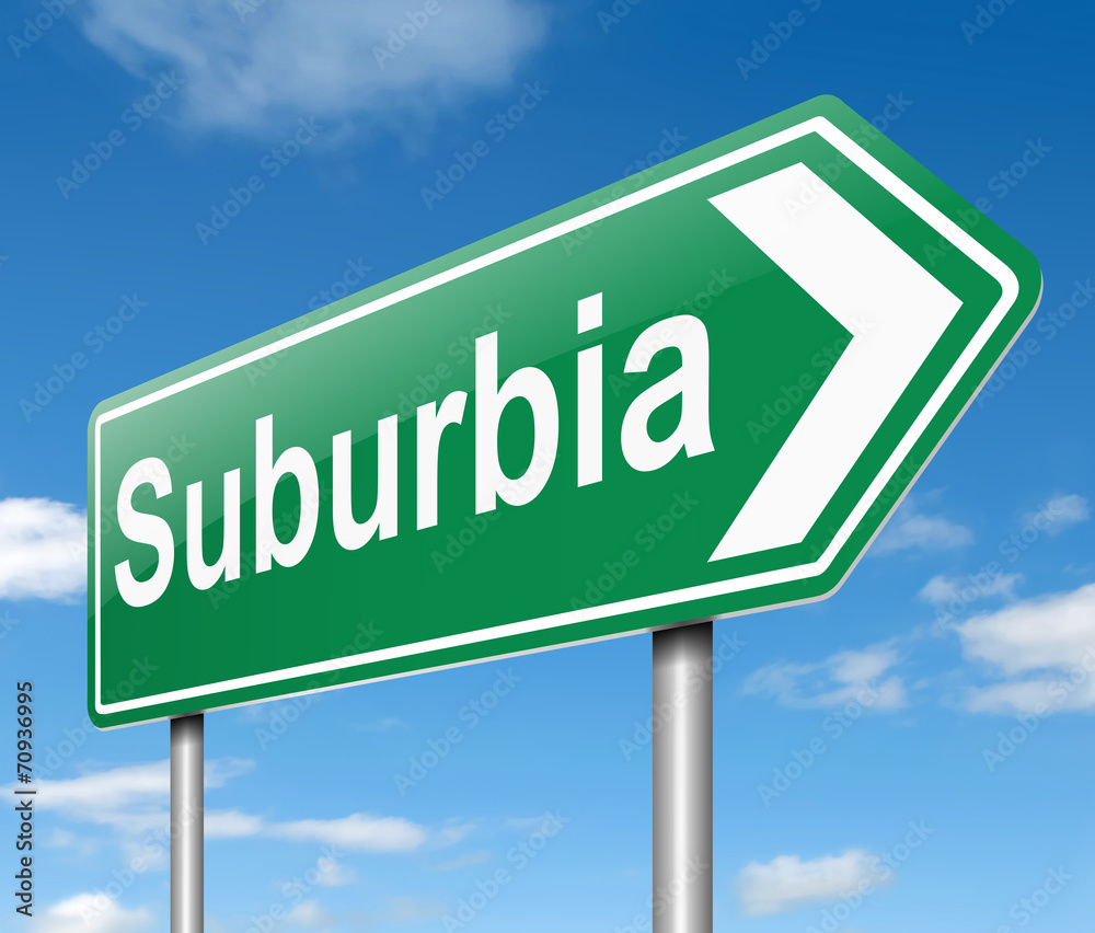 Suburbia concept. Suburbia concept.