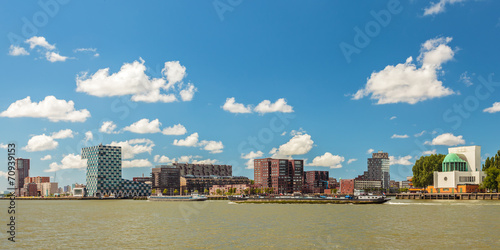 Panoramic view of the north side of Rotterdam