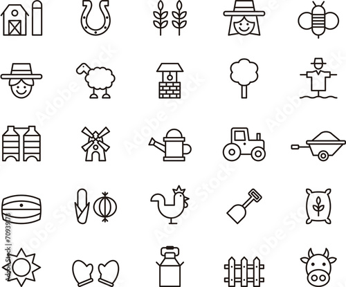Farm icons