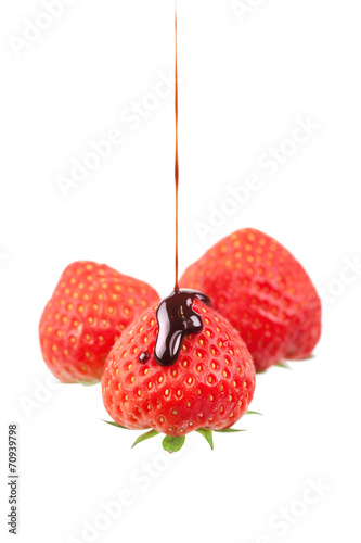 Erdbeeren mit Schokolade