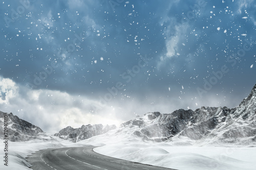 Winter Driving - Winter Road photo