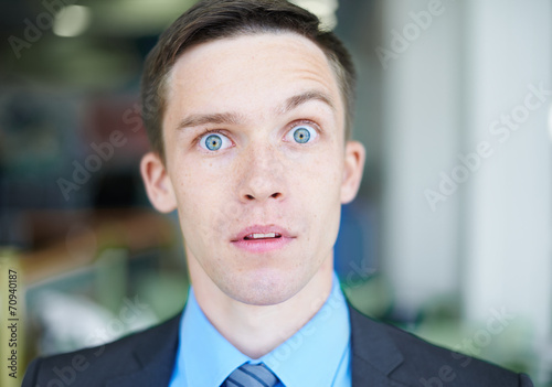 Surprised businessman