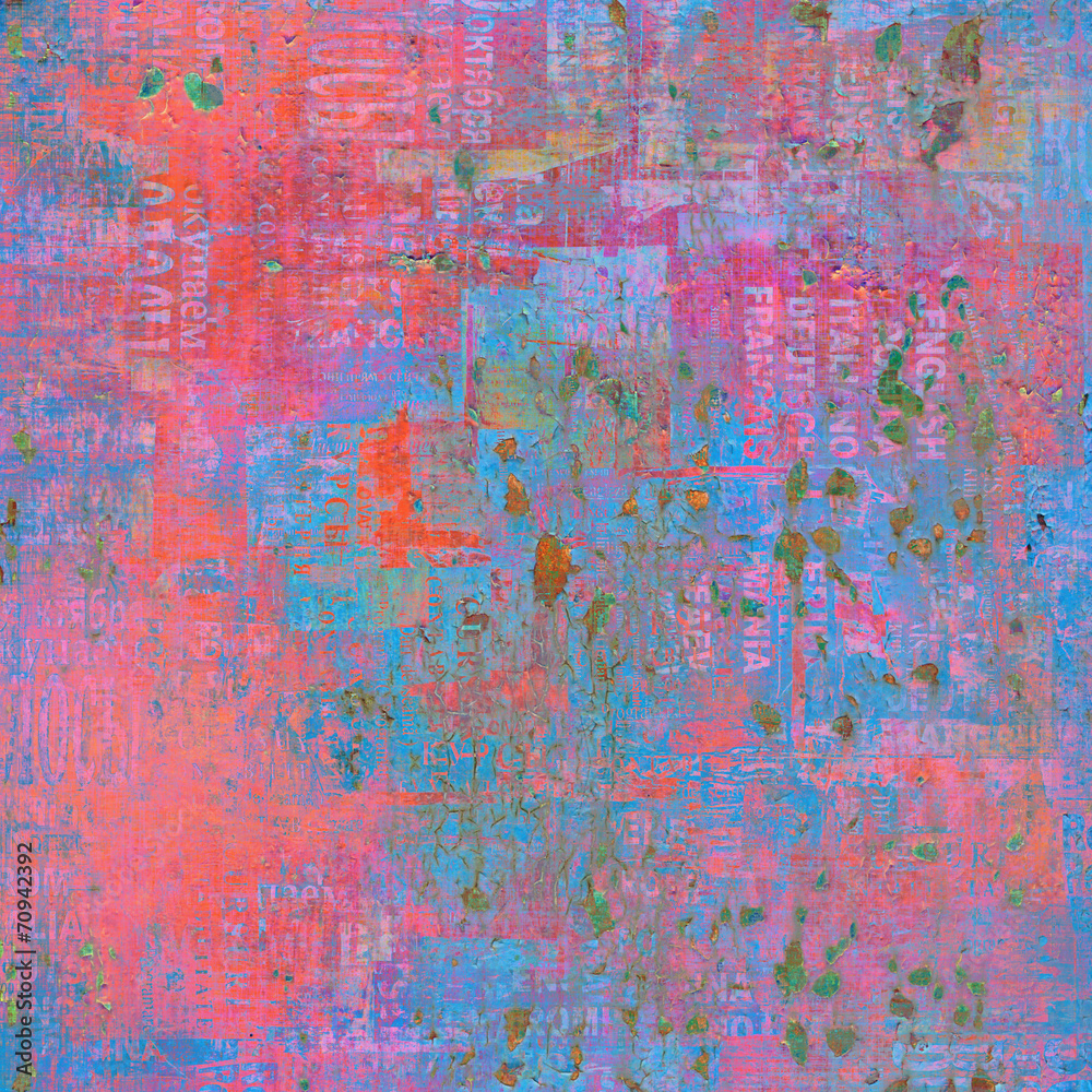 Grunge abstract background with old torn posters Grunge abstract background with old torn posters