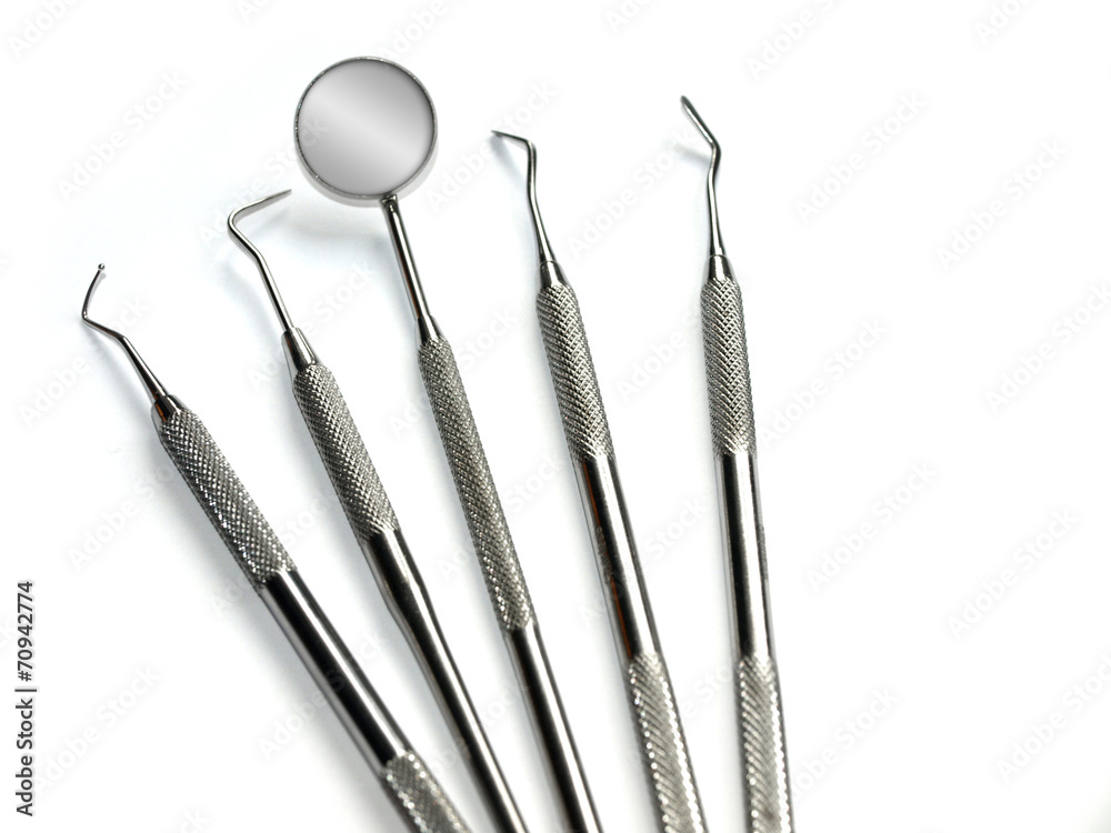 Metal medical equipment tools for dentist