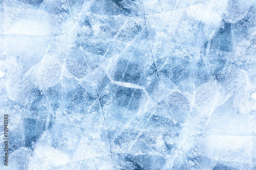 Baikal ice texture photo