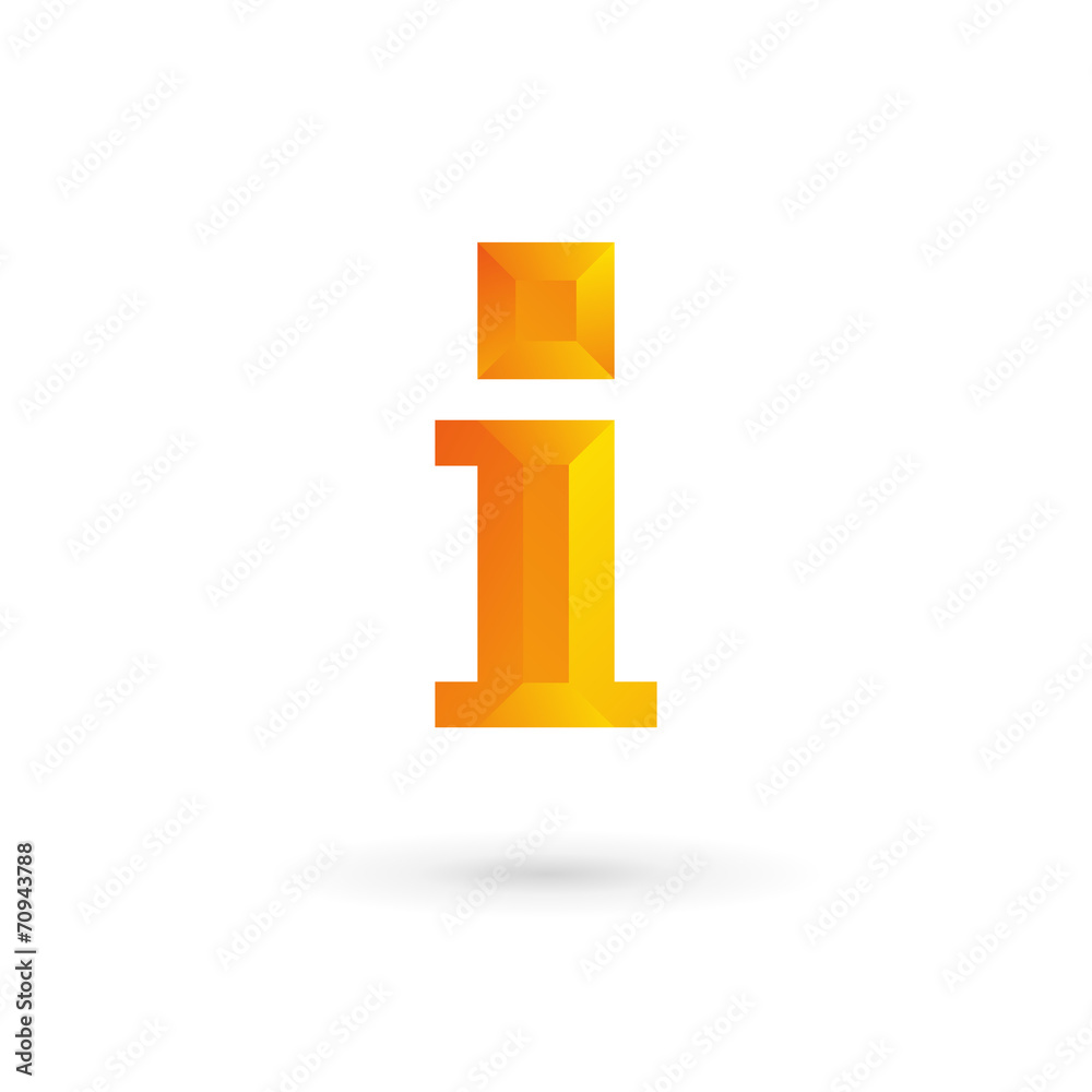 Letter I logo icon Letter I logo icon