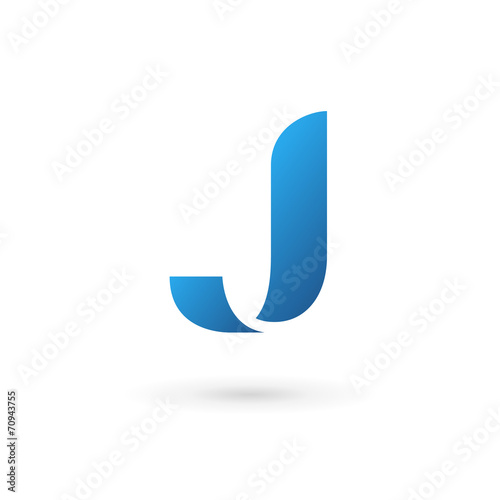 Letter J logo icon photo