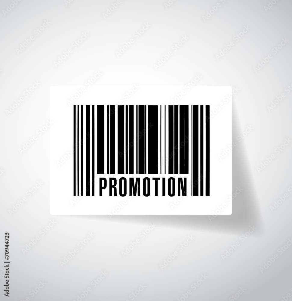 promotion bar code illustration design promotion bar code illustration design