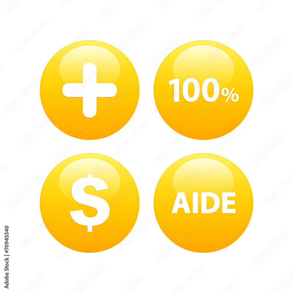 3D button icon set Internet 3D button icon set Internet