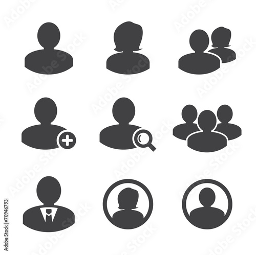 Business persons and user icon