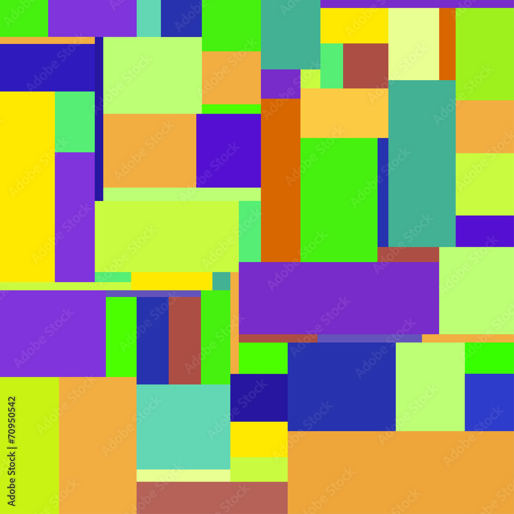 Flat colorful pattern with chaotic rectangles Flat colorful pattern with chaotic rectangles