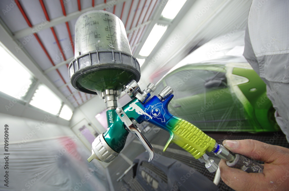 Arriere Plan Page De Garde Pistolet De Peinture