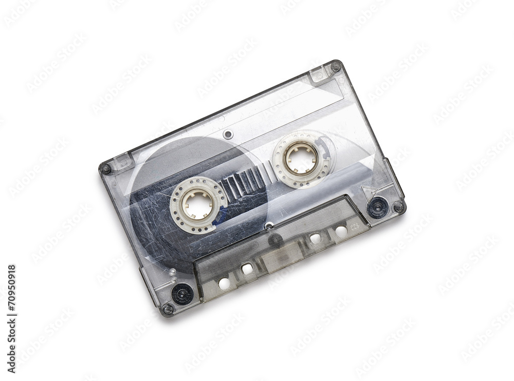 Obraz premium Vintage audio casette, recto side