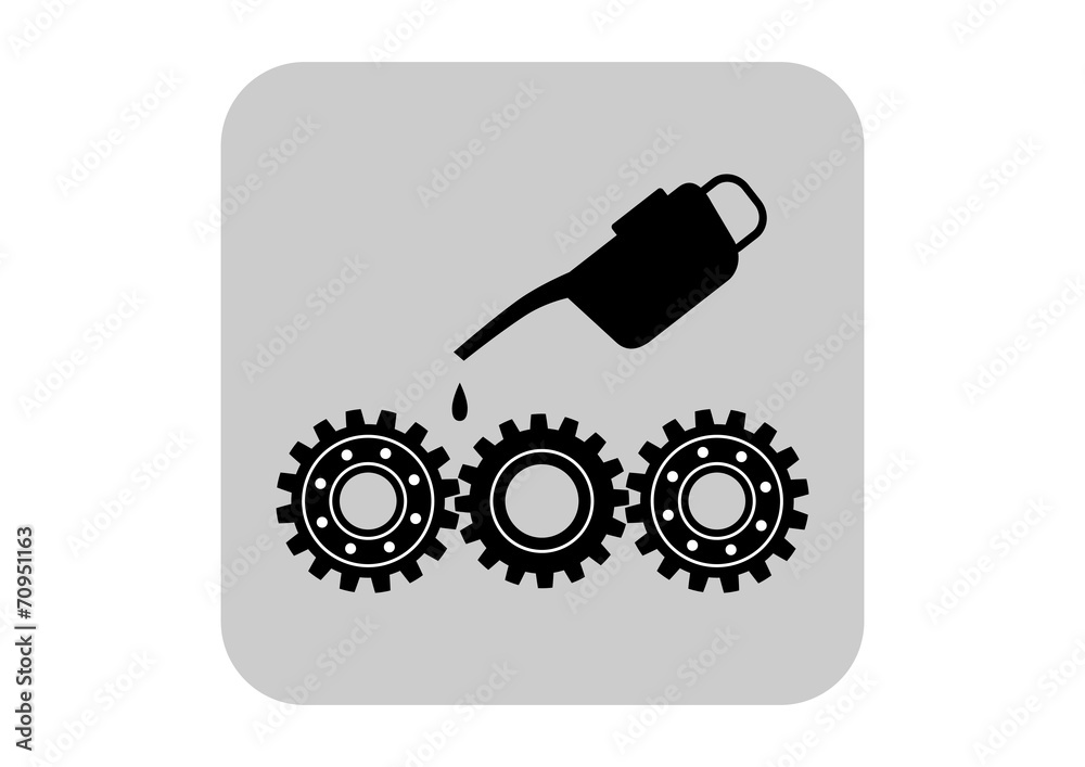 Industrial icon on white background Industrial icon on white background
