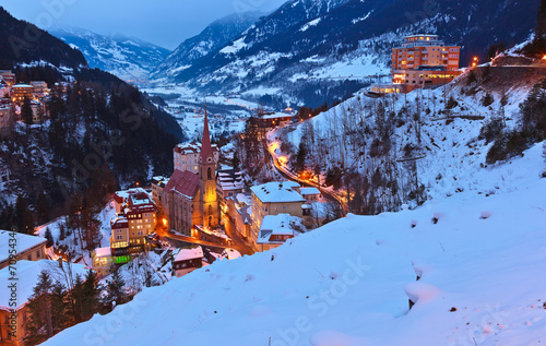 Mountains ski resort Bad Gastein Austria photo