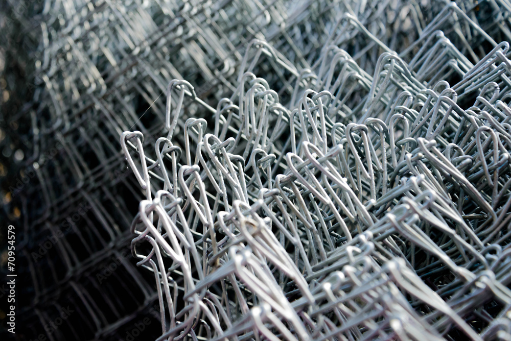 rolled supplies of shiny new chain link fence rolled supplies of shiny new chain link fence