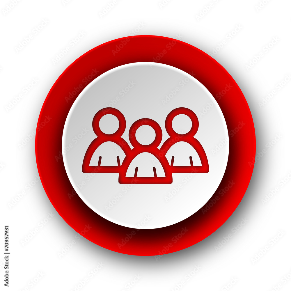 forum red modern web icon on white background forum red modern web icon on white background