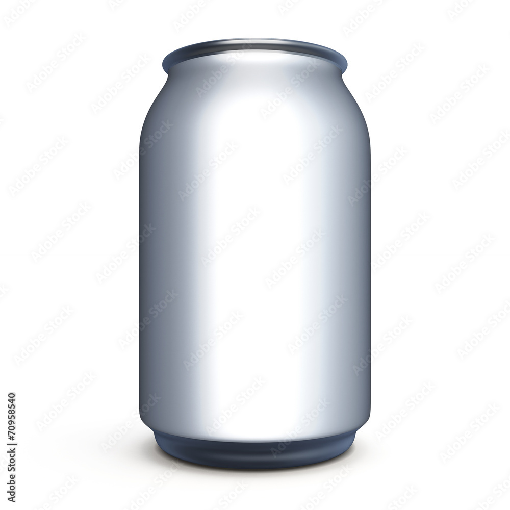 Bank for beer, soda without label for design. Bank for beer, soda without label for design.