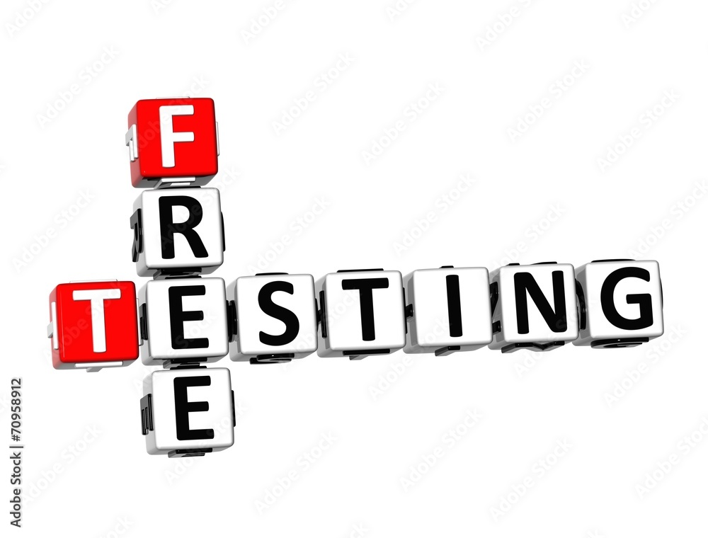 3D Crossword Free Testing on white background 3D Crossword Free Testing on white background