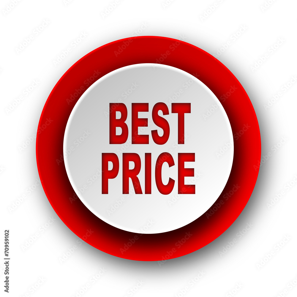 best price red modern web icon on white background best price red modern web icon on white background