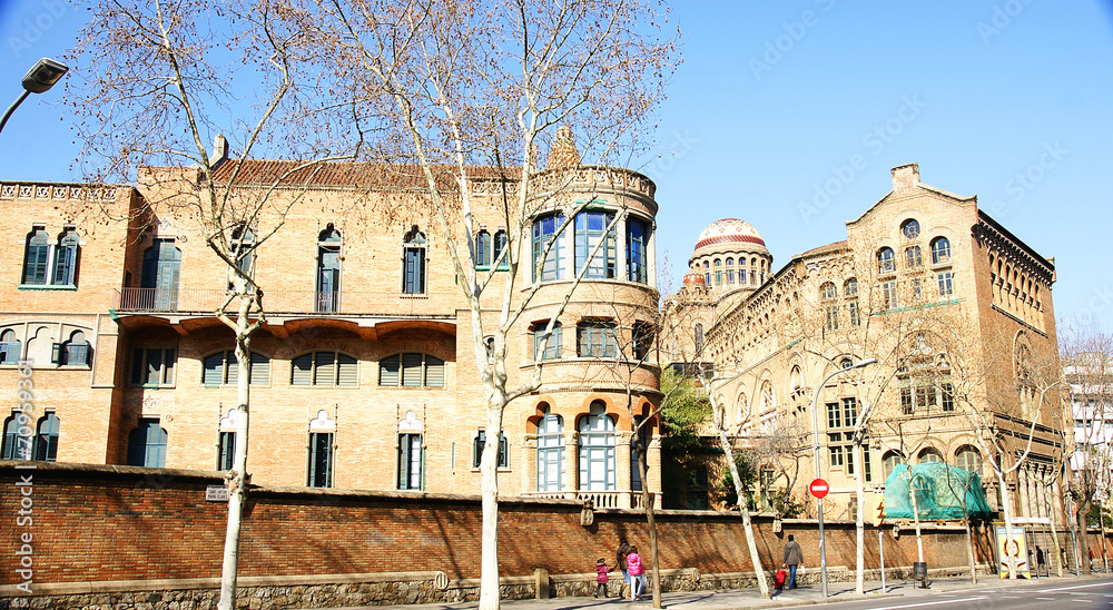 Fototapeta premium Recinto del Hospital de la Sante Creu i Sant Pau, Barcelona