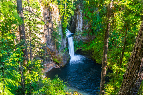 Toketee waterfalls, Umpqua river, Oregon photo