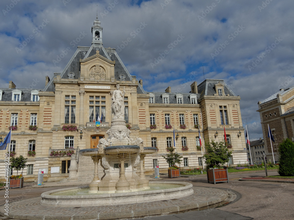 Fontaine de l’Hôtel de ville d’Evreux (27)