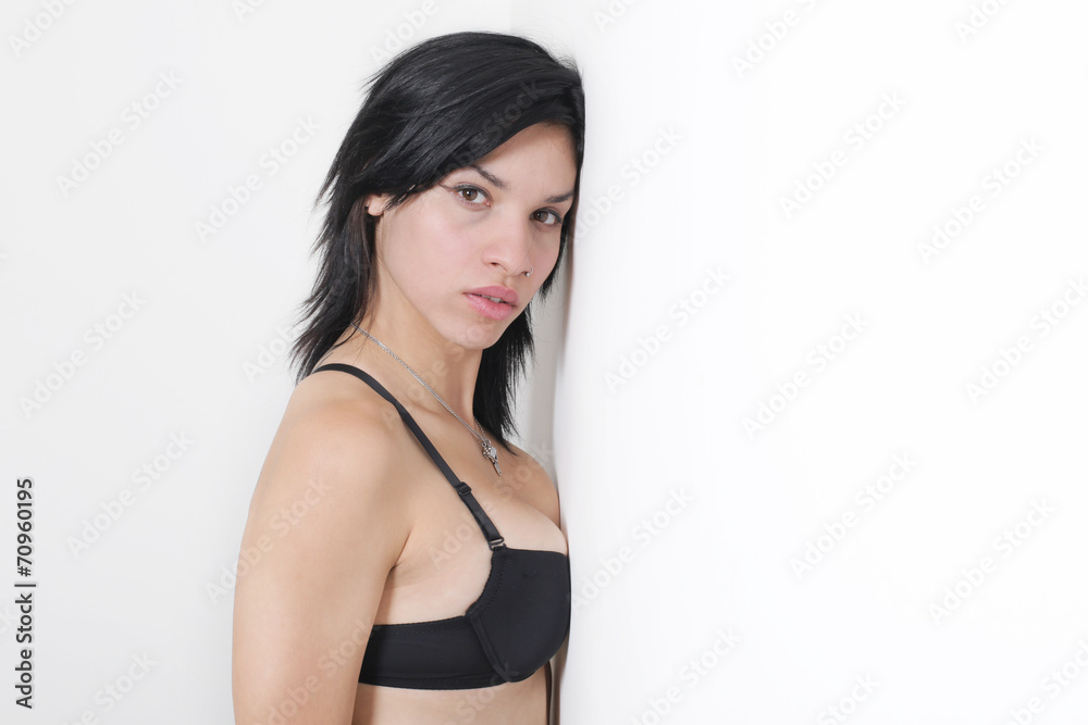 Sexy Girl isolated on a White Background Sexy Girl isolated on a White Background