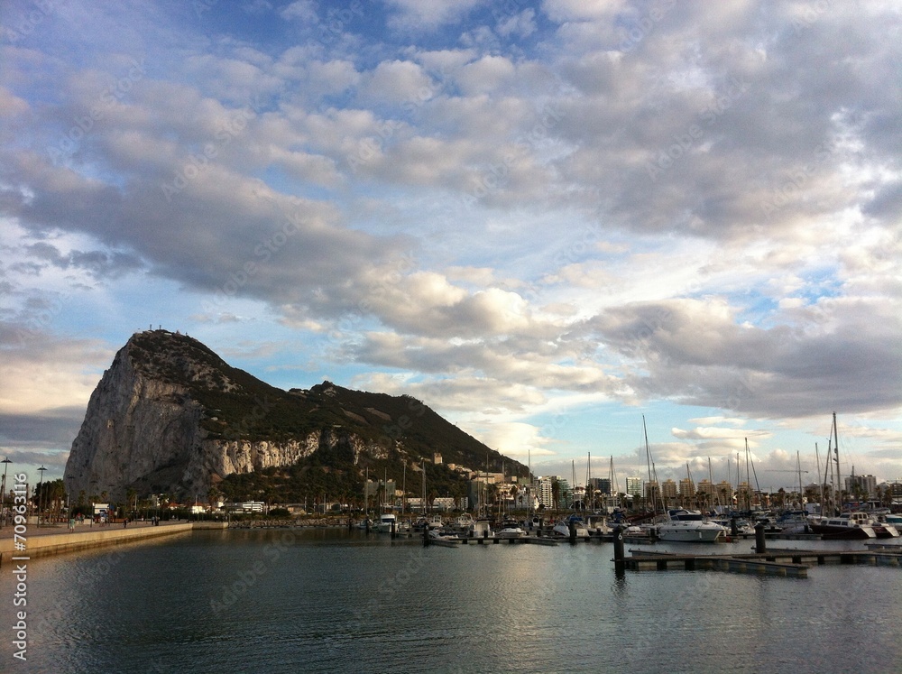 Gibraltar im Abendlicht