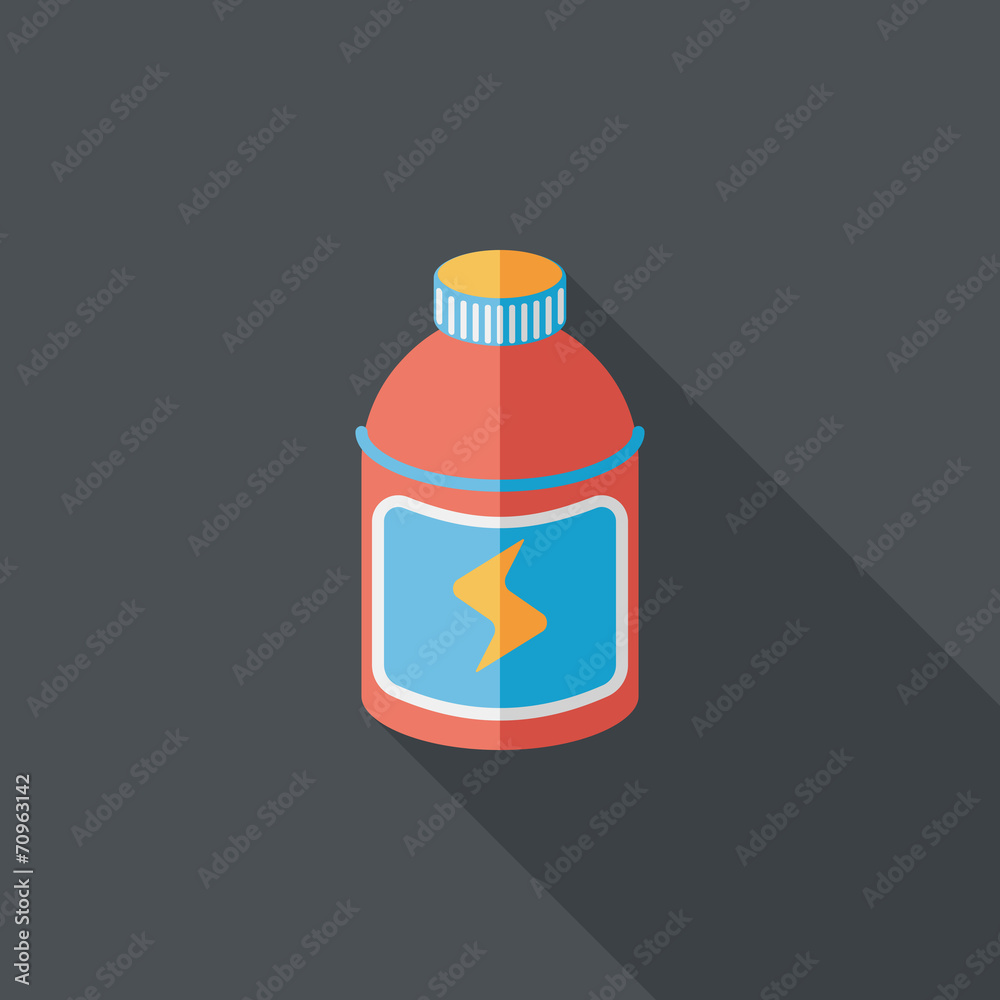 energy drinks flat icon with long shadow,eps10 energy drinks flat icon with long shadow,eps10