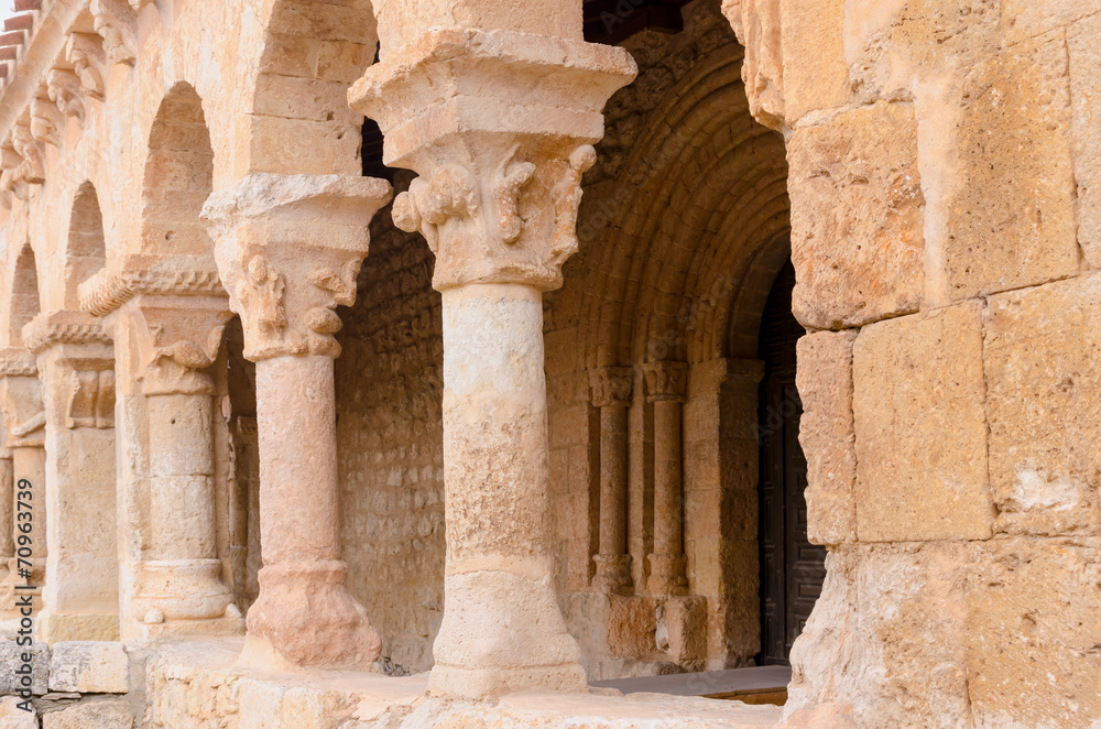 Romanesque column