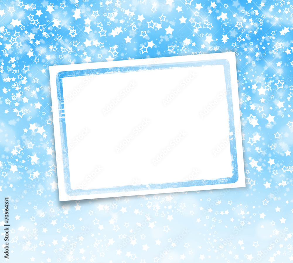 Greeting card with frame on a beautiful background with bokeh ef Greeting card with frame on a beautiful background with bokeh ef