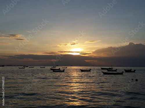 Sunset at Pattaya, Thailand. © jtas