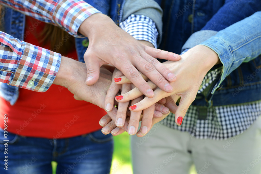 Hands close-up