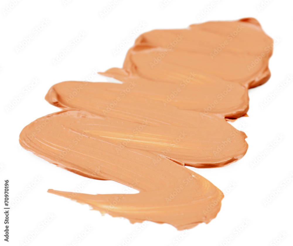 Liquid foundation isolated on white Liquid foundation isolated on white