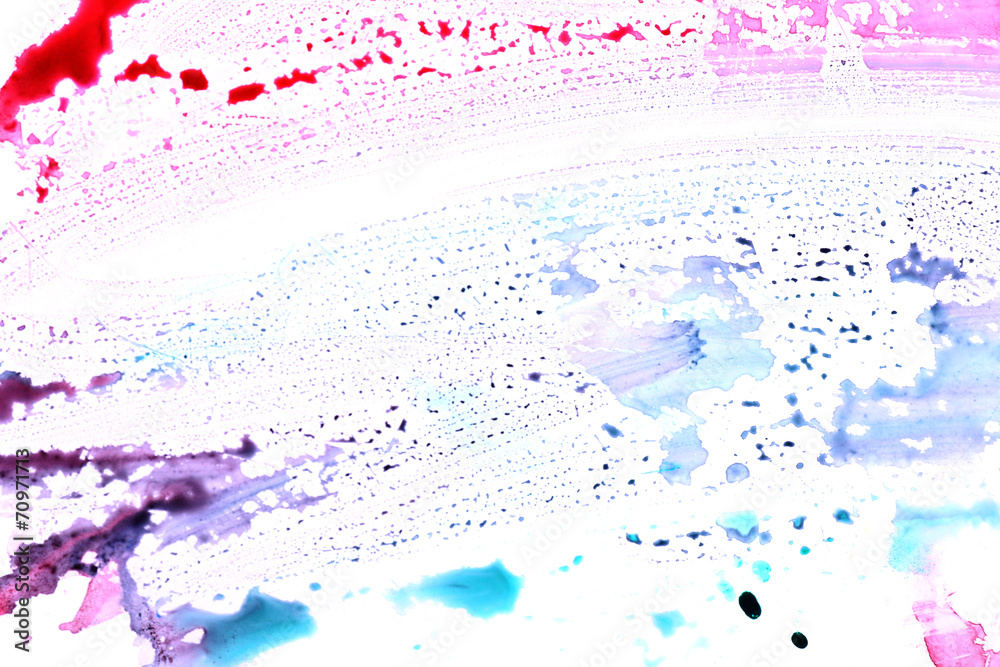 Abstract background made with watercolor paints