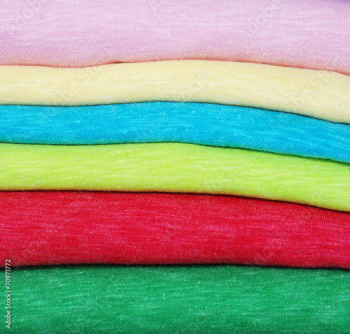 Colorful folded cotton polyester ,texture, background