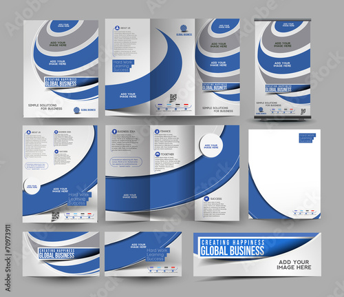 Corporate Business Stationery Set Template